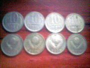 серебряные монеты 60-х годов