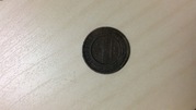 1 копейка медная 1873  российский монетный двор