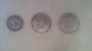 коллекционные монеты 1887. 1741. 1730 годов